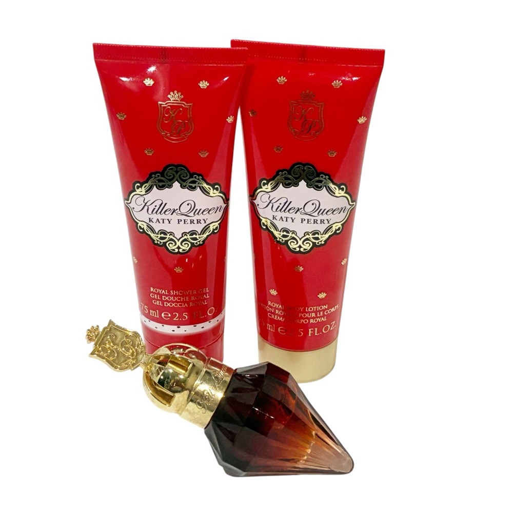 Katy Perry Killer Queen Gift Kit Shower Gel Lotion Perfume Scents NEW‎